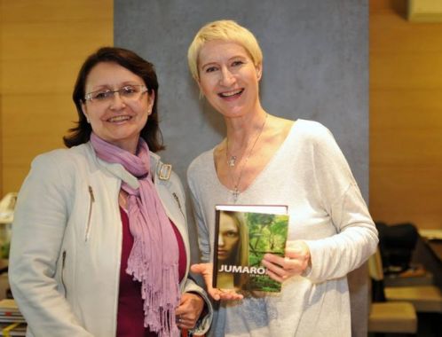 Sylva Lauerová´s autograph session in Ostrava; Photo by Lukáš Ston