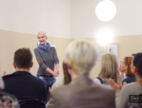 "Night reading" vernissage in Brno - December 2014; Photo by Tomáš Picka