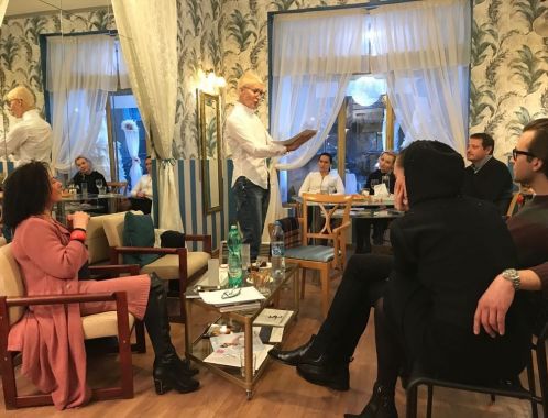 Sylva Lauerová in the Prague Showroom TS Studio