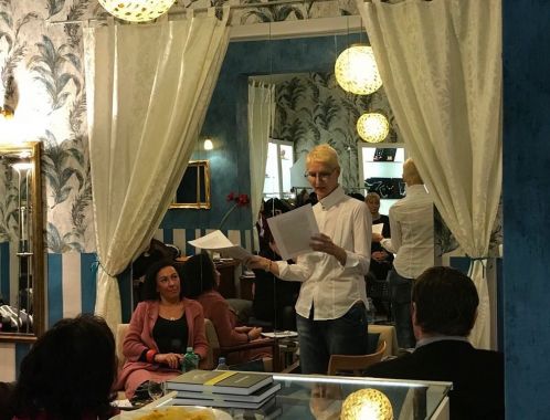 Sylva Lauerová in the Prague Showroom TS Studio