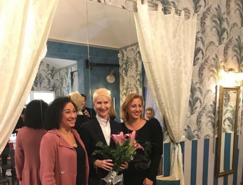 Sylva Lauerová in the Prague Showroom TS Studio